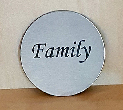 Engraved Stainless Steel Discs