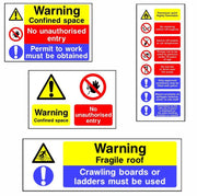 Multi Message Safety Signs from SK Signs and Labels