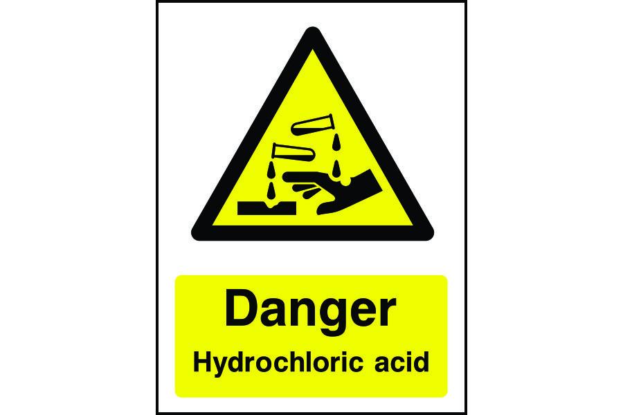 Chemical Warning Safety Signs