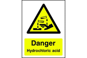 Chemical Warning Safety Signs