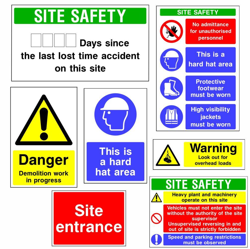 Shop Construction Safety Signs at SK Signs & Labels Ltd