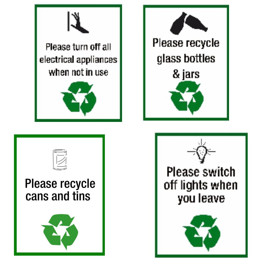 Recycling Safety Signs