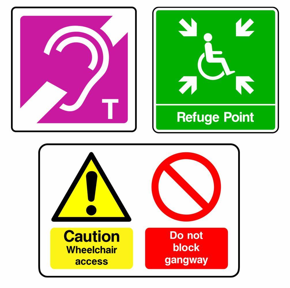 Shop DDA Act Safety Signs DDA safety signs at SK Signs & Labels Ltd