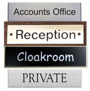 Engraved Door Signs by SK Signs and Labels