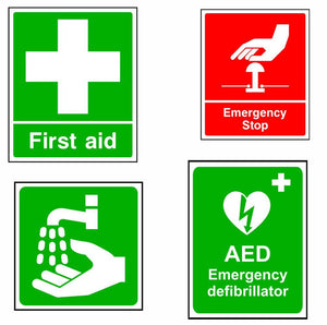 First Aid Safety Signs