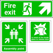 Fire Exit and Emergency Escape Safety Signs