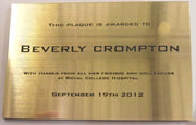 Engraved Acrylic Laminate Plaques