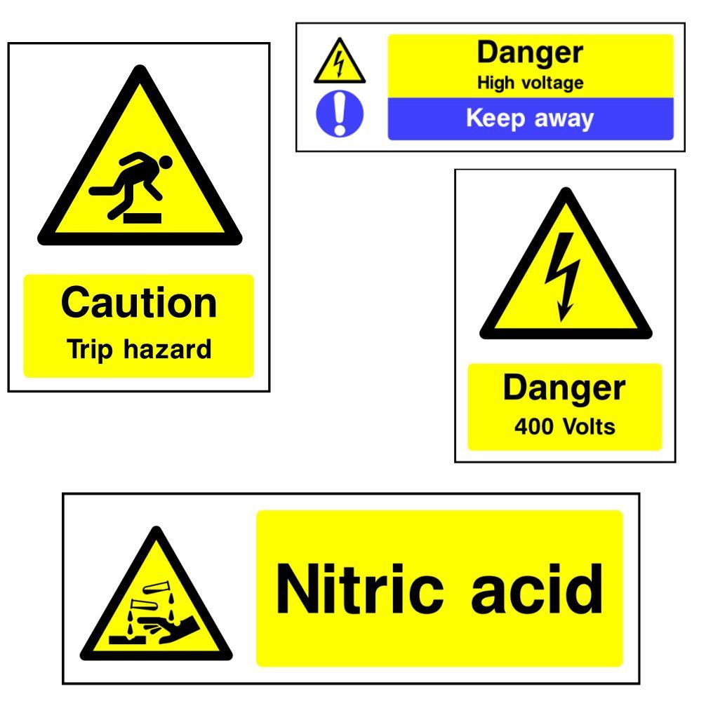 Shop Warning Safety Signs at SK Signs & Labels Ltd