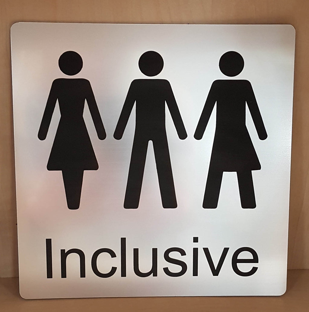 Poor Inclusive Signage Inclusive Toilet Symbol Sign | SK Signs & Labels | SK Signs & Labels Ltd