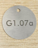 40mm steel disc with hole to top