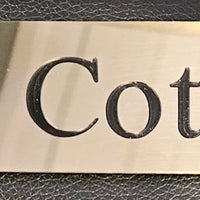 Engraved Brass Customised Door Sign