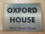 External Grade Brushed Steel effect Laminate
