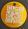 Engraved 35mm Copper Aluminium Disc