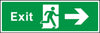 Exit Running Man Arrow Right