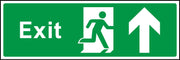 Exit Running Man and Arrow Up Sign