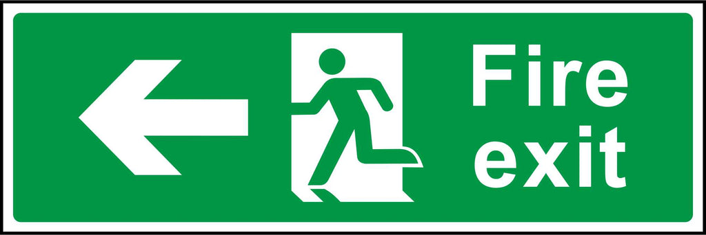 Fire Exit Arrow Left