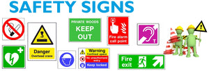 Customisable Safety Signs made by SK Signs and Labels