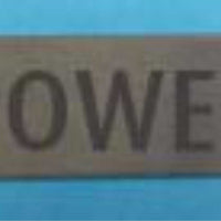 Engraved Stainless Steel Label 40mm x 15mm