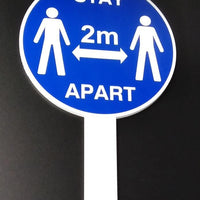 Stay 2m apart / Stop Paddles