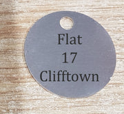 Engraved 33mm Stainless Steel disc