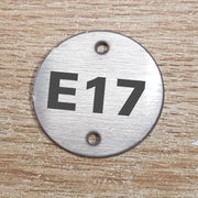 34mm Engraved steel discs