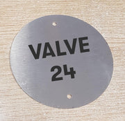 90mm steel disc with holes drilled