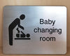 Engraved Baby Changing Room sign