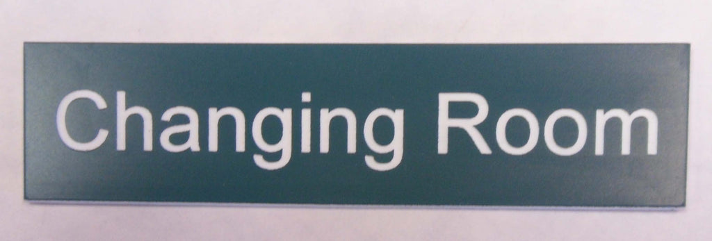 Engraved Acrylic Laminate Changing Room Door Sign | SK Signs & Labels