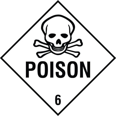 Poison 6 diamond sign