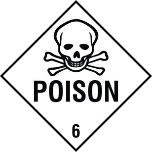 Poison 6 diamond sign