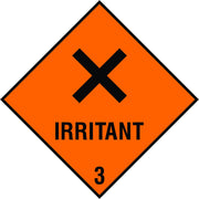 Irritant 3 diamond sign