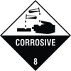 Corrosive 8 diamond sign