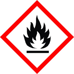 New International Flammable Symbol sign