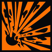 Explosive Symbol Sign