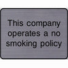 Engraved This company operates a no smoking policy sign
