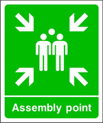 Assembly Point Emergency Escape Sign