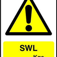 SWL Kgs sign