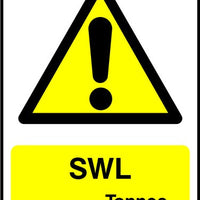 SWL Tonnes sign