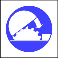 Mandatory Adjustable Guard Symbol Safety Sign