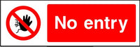 No Entry prohibition sign