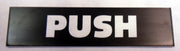 Engraved Acrylic Laminate Push Door Sign