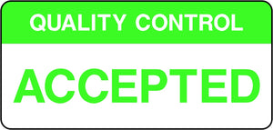 Quality Control Accepted Labels
