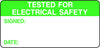 Tested for Electrical Safety Labels