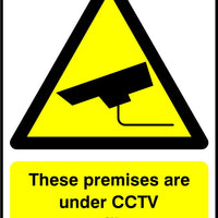 These premises are under CCTV surveillance sign