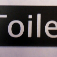 Engraved Acrylic Laminate Toilet Door Sign