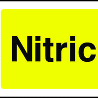 Nitric Acid Warning Sign
