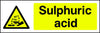 Sulphuric Acid Warning Sign
