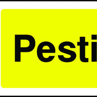 Pesticide Warning Sign
