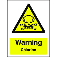 Warning Chlorine Sign