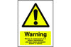 Warning Misuse of Compressed Air Sign